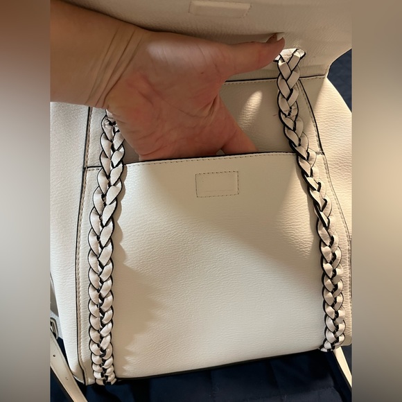 Reposh Beautiful Simply Noelle white with black trim large purse. - Picture 3 of 13